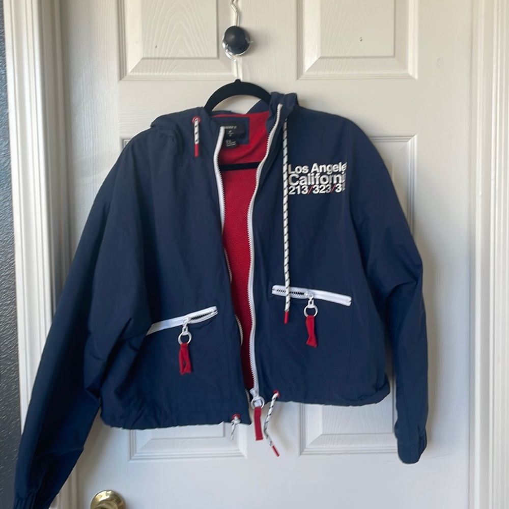 los angeles area code bomber jacket